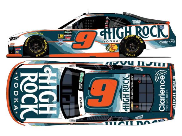 Carson Kvapil #9 NASCAR 2026 High Rock Vodka 1:64