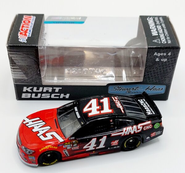 Kurt Busch #41 NASCAR 2016 SHR Chevrolet Haas Automation 1:64