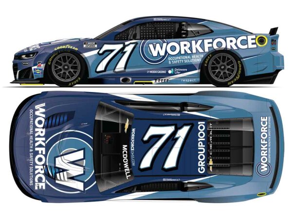 Michael McDowell #71 NASCAR 2026 Workforce 1:24