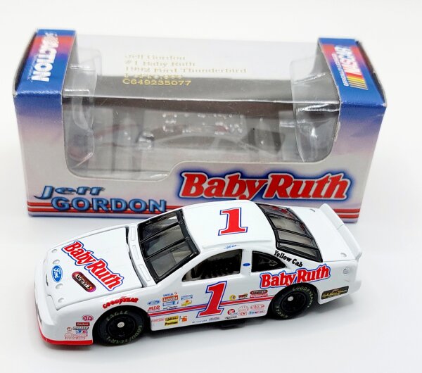 Jeff Gordon #1 NASCAR 1992 BDR Ford Baby Ruth 1:64