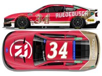 Todd Gilliland #34 NASCAR 2026 FRM Ruedebusch Throwback 1:24