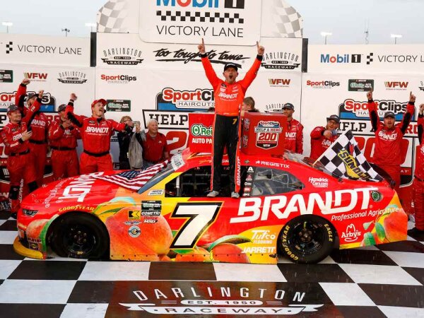 Justin Allgaier #7 NASCAR 2026 JRM Brandt Darlington Win 1:24