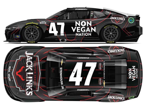 Ricky Stenhouse Jr. #47 NASCAR 2026 Jack Links Non Vegan Nation 1:24