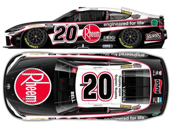 Christopher Bell #20 NASCAR 2026 JGR Toyota Rheem 1:24