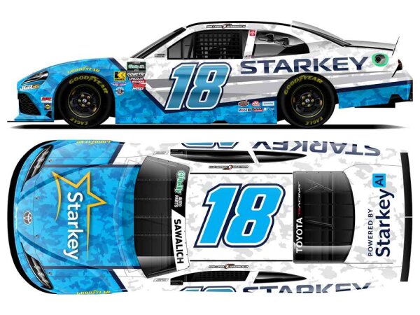 William Sawalich #18 NASCAR 2026 JGR Starkey 1:64
