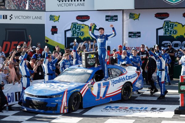 Corey Day #17 NASCAR 2026 HM HendrickCars.com Talladega 1st Race Win 1:24