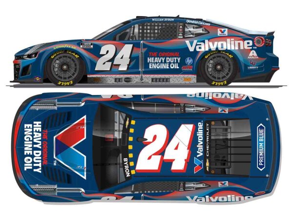 William Byron #24 NASCAR 2026 HM Chevrolet Valvoline Heavy Duty 1:24