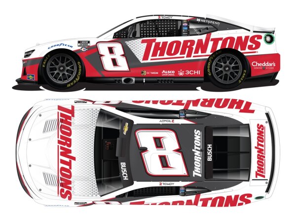 Kyle Busch #8 NASCAR 2023 RCR Chevrolet Thorntons 1:24 Standard