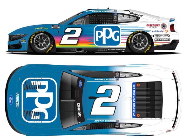 Austin Cindric #2 NASCAR 2026 TP Ford PPG 1:64