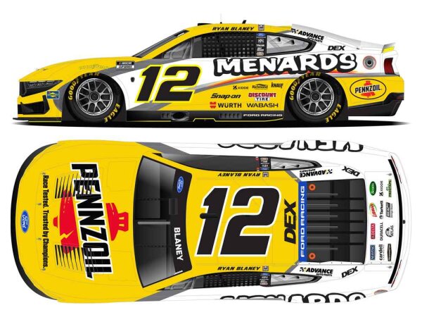 Ryan Blaney #12 NASCAR 2026 Pennzoil 1:24 Standard