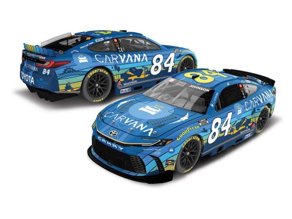 Jimmie Johnson #84 NASCAR 2026 LMC Toyota Carvana San Diego 1:24