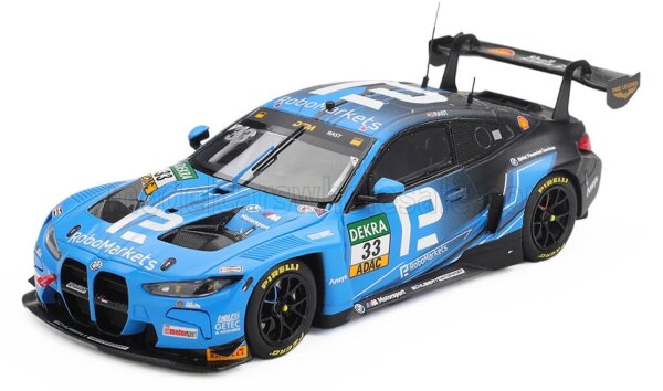 BMW M4 (G82) GT3 #33 Schubert Motorsport DTM Race Zandvoort 2025 Rene Rast Race 1 Winner 1:18