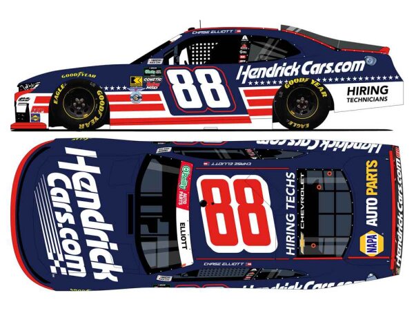 Chase Elliott #88 NASCAR JRM 2026 Hendrickcars.com Patriotic 1:64