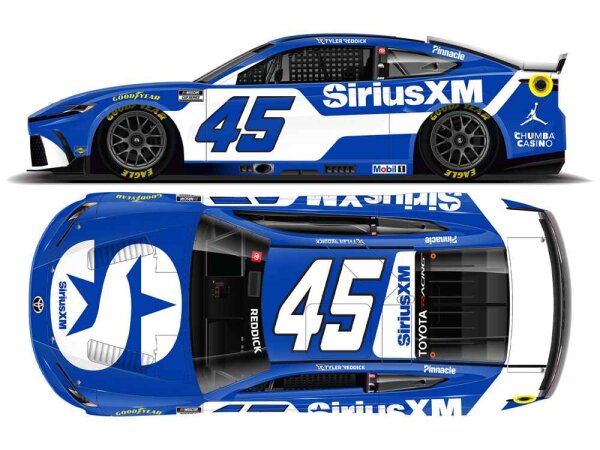 Tyler Reddick #45 NASCAR 2026 23XI Toyota SiriusXM 1:24