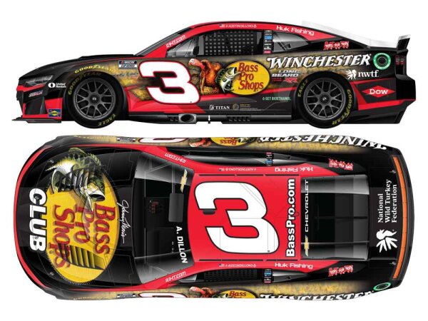Austin Dillon #3 NASCAR 2026 RCR Chevrolet BPS Winchester 1:64