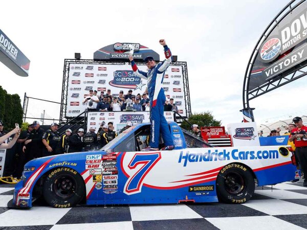 Kyle Busch #7 NASCAR 2026 SPM Chevrolet Truck Hendrickcars.com Dover Race Win 1:24