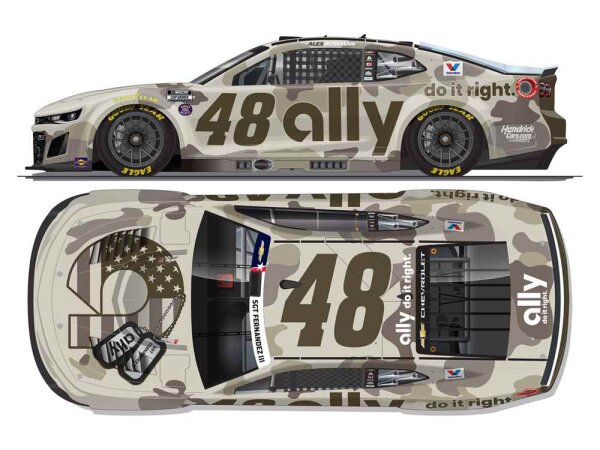 Alex Bowman #48 NASCAR 2026 HM Chevrolet Ally Patriotic 1:24