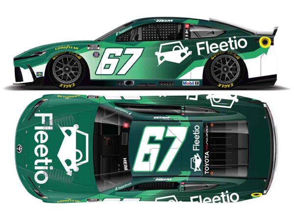 Corey Heim #67 NASCAR 2026 23XI Fleetio 1:64