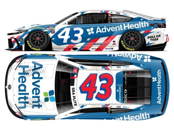 Erik Jones #43 NASCAR 2026 LMC Toyota Advenhealth Patriotic 1:24