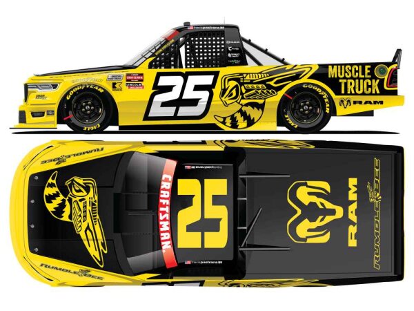 Travis Pastrana #25 NASCAR TRUCK 2026 RAM KR Ram Rumble Bee 1:64