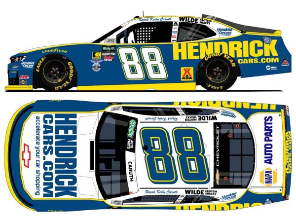 Rajah Caruth #88 NASCAR JRM 2026 Hendrickcars.com San Diego 1:24