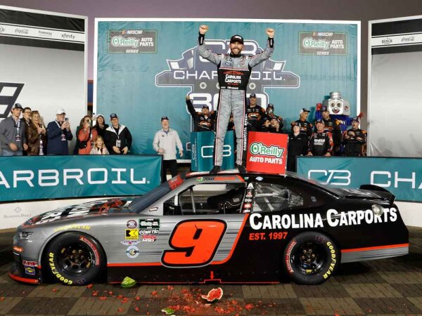 Ross Chastain #9 NASCAR 2026 JRM Carolina Carports Charlotte Race Win 1:64