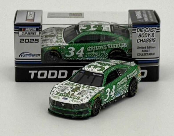 Todd Gilliland #34 NASCAR 2025 FRM Grillos Pickles x Snoeman 1:64