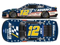 Ryan Blaney #12 NASCAR 2026 Advance Auto Parts Patriotic...