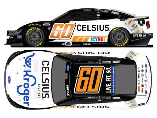 Ryan Preece #60 NASCAR 2026 RFKR Ford Kroger Celsius 1:24
