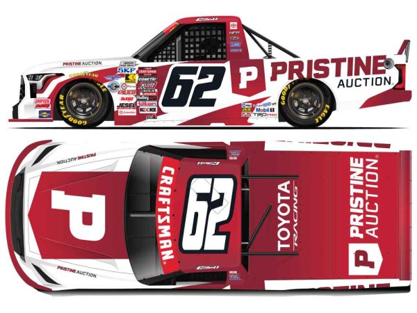 Christopher Bell #62 NASCAR TRUCK 2026 HF Toyota Pristine Auction 1:64