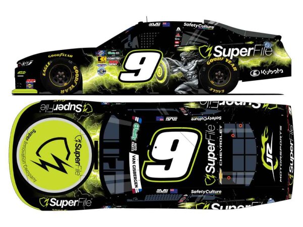 Shane van Gisbergen #9 NASCAR 2026 JM Chevrolet Superfile 1:64