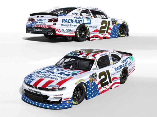 Austin Hill #21 NASCAR 2026 Pack-Rat Moving & Storage 1:64