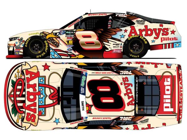 Sammy Smith #8 NASCAR 2026 JRM Arbys Patriotic 1:64
