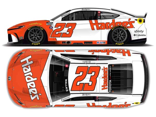 Bubba Wallace #23 NASCAR 2026 23XI Toyota Hardees Flashback 1:24