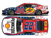Joey Logano #22 NASCAR 2026 TP Ford Shell-Pennzoil Stars...
