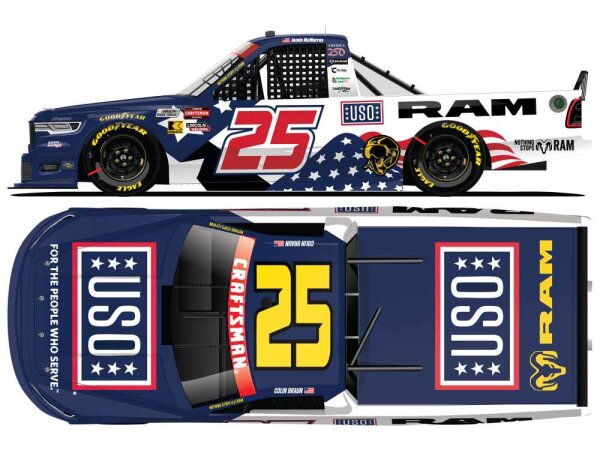 Jamie McMurray #25 NASCAR TRUCK 2026 RAM KR USO 1:24
