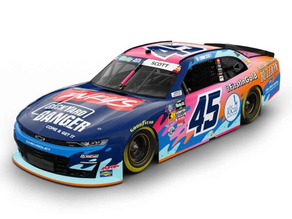 Lavar Scott #45 NASCAR 2026 Chevrolet APR The Local Pacific Beach First National Bullion 1:24