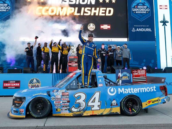 Layne Riggs #34 NASCAR 2026 TRUCK Mattermost San Diego Race Win 1:24