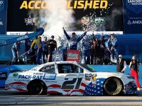 Austin Hill #21 NASCAR 2026 1-800-PACK-RAT Patriotic San...