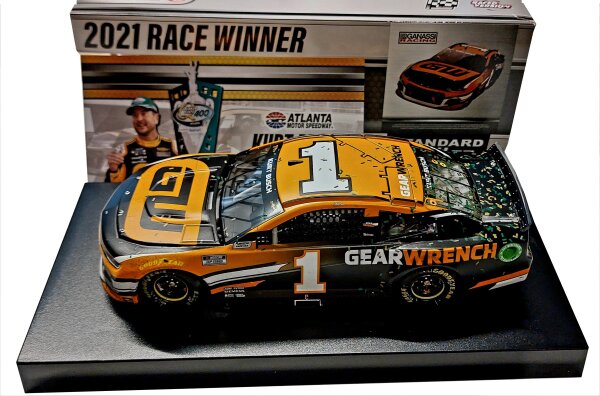 Kurt Busch #1 NASCAR 2021 CGR Chevrolet Gearwrench Atlanta Win 1:24