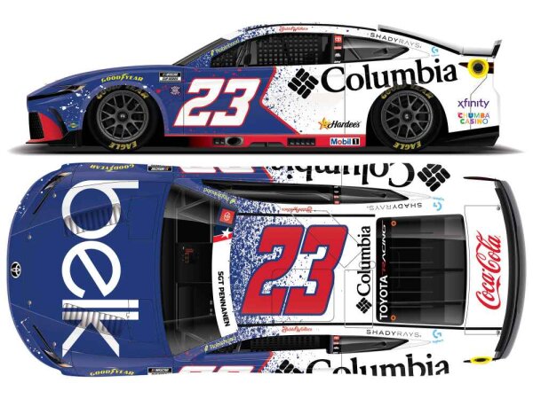 Bubba Wallace #23 NASCAR 2026 23XI Toyota Columbia Belk Patriotic 1:24