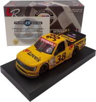 Zane Smith #38 NASCAR 2023 GMS Loves Travel Stops Daytona Race Win Autographed 1:24