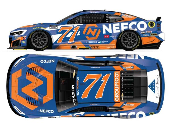 Michael McDowell #71 NASCAR 2026 NEFCO 1:24