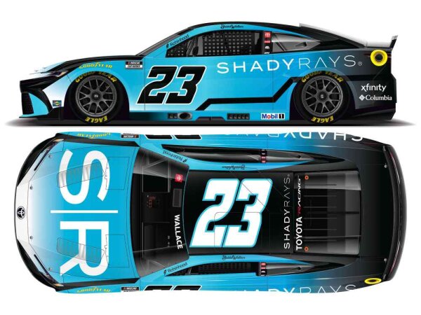 Bubba Wallace #23 NASCAR 2026 23XI Toyota Shady Rays 1:24