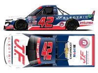 Matt Mills #42 NASCAR 2024 NMS Chevrolet J.F. Electric 1:64