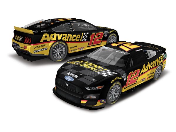 Ryan Blaney #12 NASCAR 2023 TP Ford Advance Auto Parts 1:64