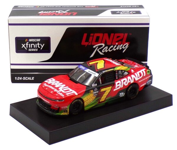 Justin Allgaier #7 NASCAR 2024 JRM Chevrolet Brandt 1:24 Standard