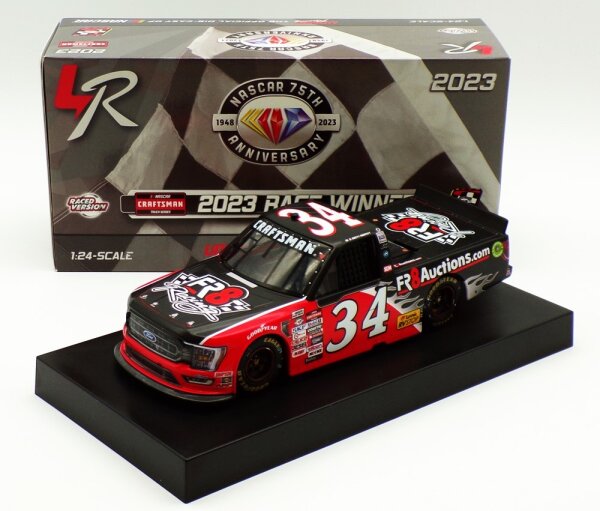 Brett Moffit #34 NASCAR 2023 FR Ford FR8AUCTIONS.COM Talladega Race Win  1:24 Standard