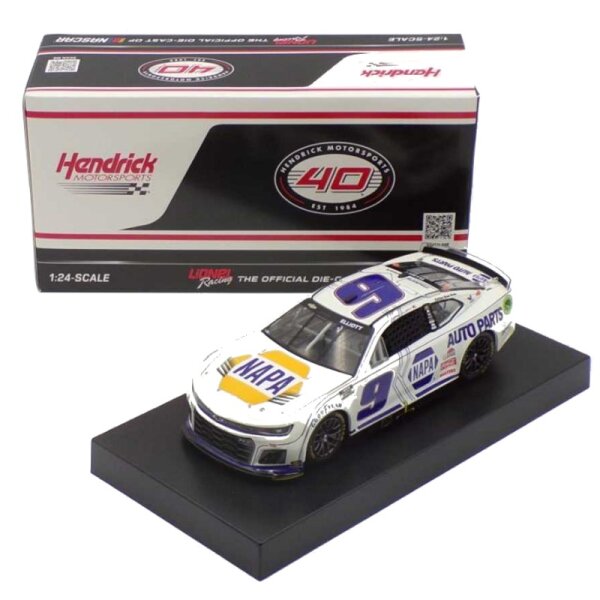 Chase Elliott #9 NASCAR 2024 HM Chevrolet NAPA White 1:24 Standard