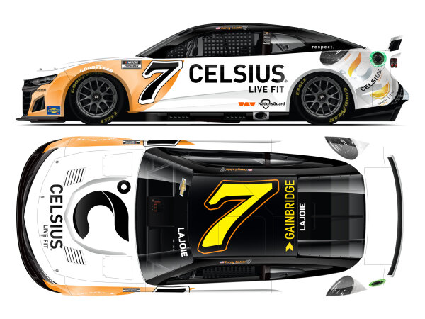 Corey Lajoie #7 NASCAR 2024 SMS Chevrolet Celsius 1:24 Standard